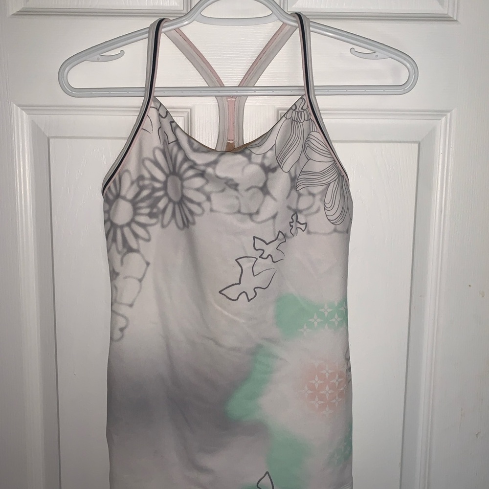 Lululemon Floral Print Tank Top Sz 6